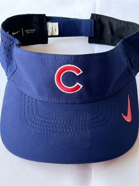 Chicago Cubs Nike Baseball Visor Blue Good Condition.